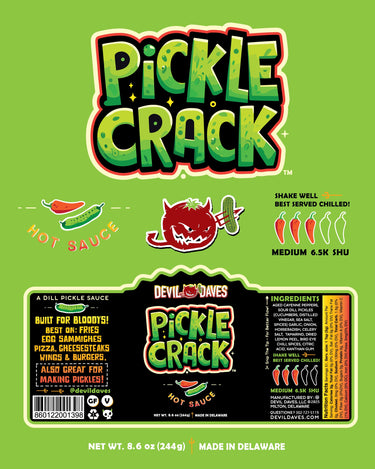 Dill Pickle Hot Sauce - Pickle Crack™ | 8.6 OZ